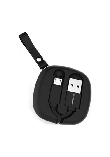 Konfulon S79 2A Micro USB Kablo 20 CM - 1M Siyah