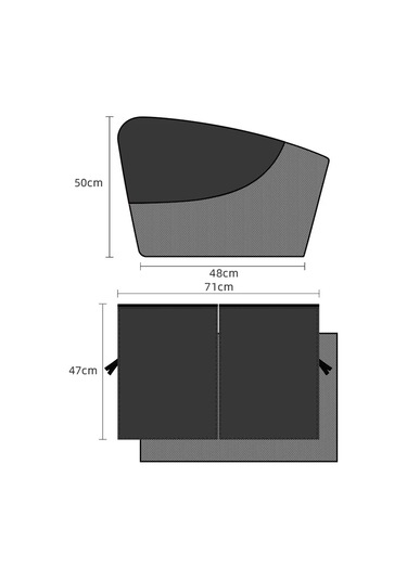 Araba Manyetik Yaz Güneşi Koruma Yalıtım Gizlilik Perdesi, Özellikler: Arka Cam Kare