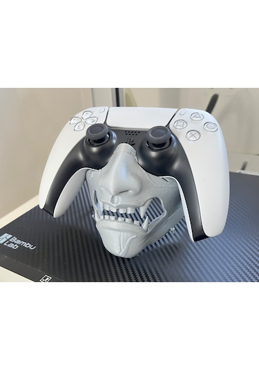 Yotei Ghost Controller Tutucu - Ps5- Gri