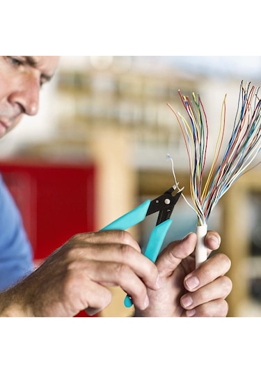 Paslanmaz Çelik Mini Eğik Kablo Kesme Yan Kelepçe