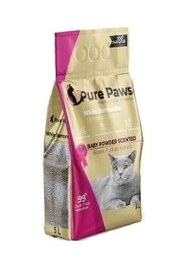 Pure Paws Bebek Pudralı İnce Topaklaşan Bentonit Kedi Kumu 5 L