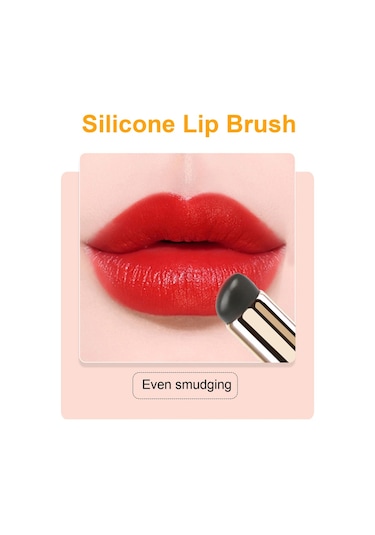 Mufunye Taşınabilir Makyaj Fırçası, Siyah + Pp Şeffaf Gövde