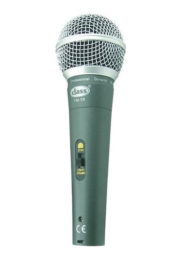 Fm 58 Gold Audio Dinamic Mikrofon Metal El Mikrofonu