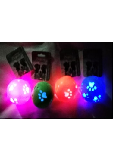 Doglife Privilege Pati Desenli Işıklı Top Köpek Oyuncağı 7.5 CM