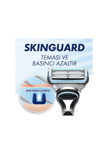 Gillette Skinguard Sensitive 4 Adet Yedek Tıraş Bıçağı