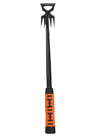 Suntek Tarımsal Kazma Arka Bahçe Manuel Ot 5 Pençe Ayıklama Çektirmesi Turuncu 38 CM