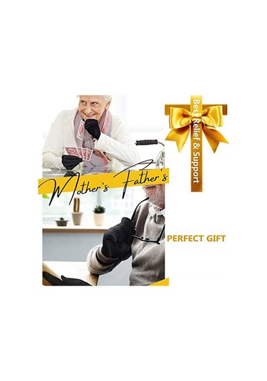 Happychildhood Artrit Sıkıştırma Eldivenleri Kadın Erkek El Ağrısını Giderir Yazma Için Eldiven Eklemler Için Destek Günlük Destek S Siyah