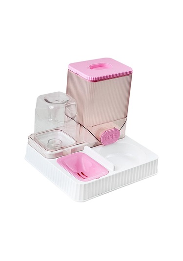 Suntek Otomatik Kedi Tiryakisi Besleyici Pet Içme Kasesiz-pembe