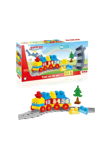 5080 Tren Yol Set 36 Parça Dolu Oyuncak