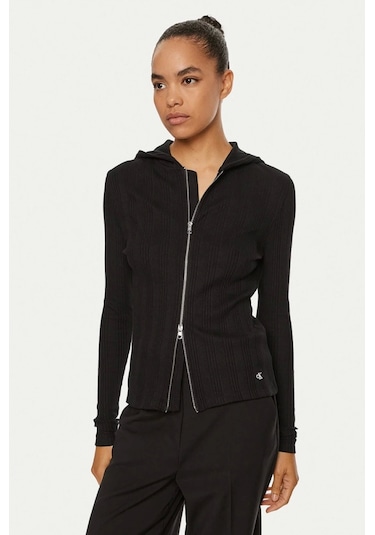 Calvin Klein Kadın Siyah Sweat Siyah