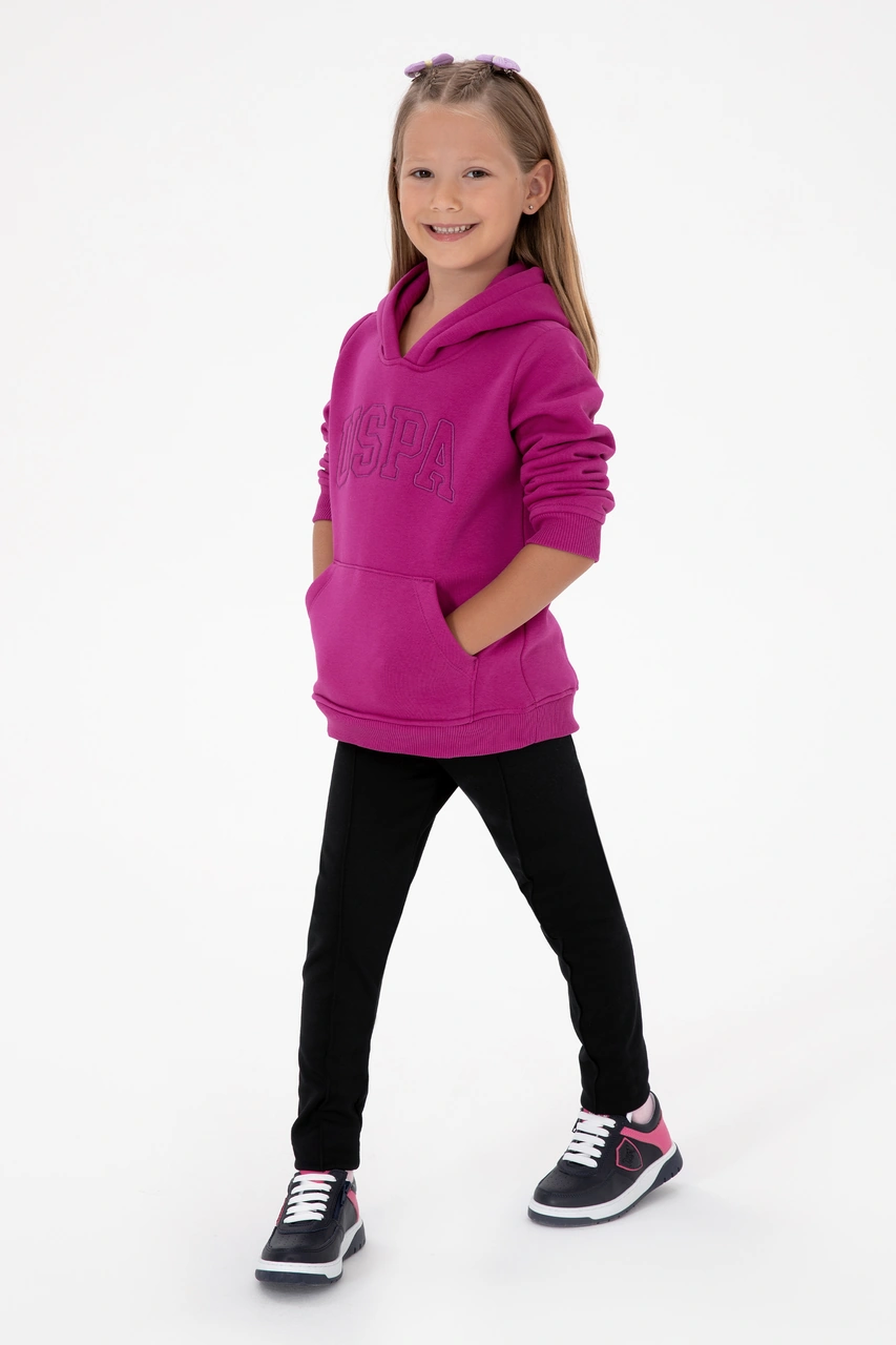 U.s. Polo Assn. Kız Çocuk Siyah Tayt 50316891-vr046 SiYAH