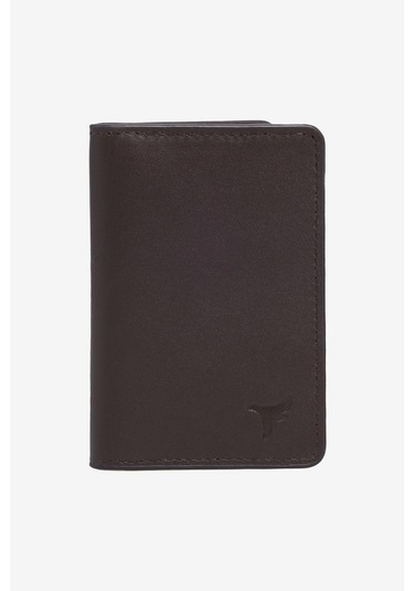 Erkek Kahverengı Suni Deri Kartlık Kahverengi