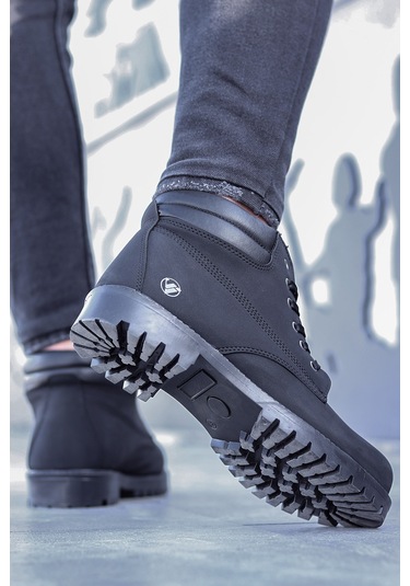 Vojo Arex Suya Dayanıklı Casual Kışlık Erkek Bot 267800001819 901 Siyah-nubuk Siyah-nubuk