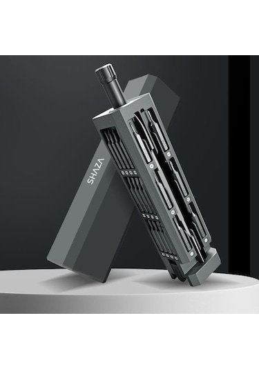 Shaza 44 Parça Mıknatıslı Alüminyum Kasa Hassas Tornavida Seti