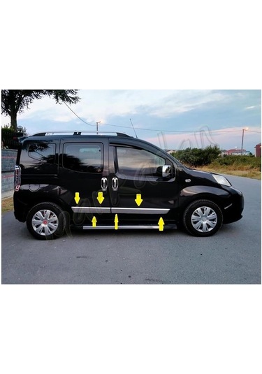 Markadan Citroen Nemo Krom Yan Kapı Çıtası 2008 Sonrası 4 Parça P