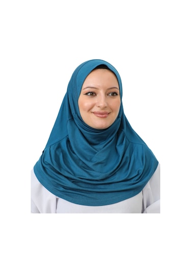 Hazır Giyim Türban Yumuşak Başörtü Şal - Turkuaz Turkuaz