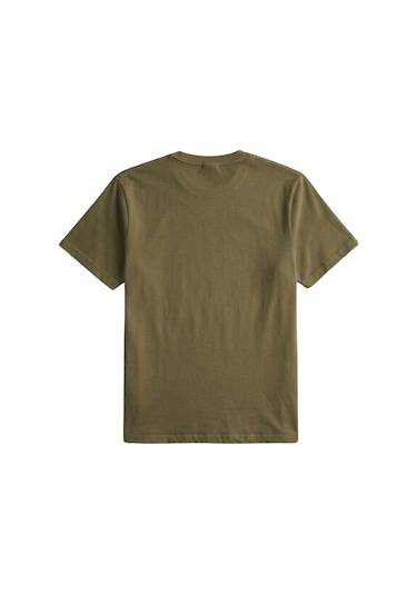 Genius Store Erkek Siyah Tişört %100 Pamuk Süprem Basic Tişört Bisiklet Yaka Nakışlı T-shirt Erkek-nakışlı Haki