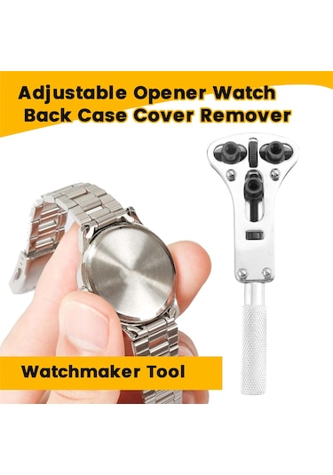 Saat Kasası Çıkarma Montajı Üç Pençeli Açık Kapak Seti Saat Tamir Takımı