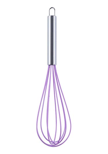 Cbtx Silikon Yumurta Çırpıcı Ev Yumurta Mikseri Mutfak Aletleri Krem Pişirme Araçları, Renk: 12 İnç Mor