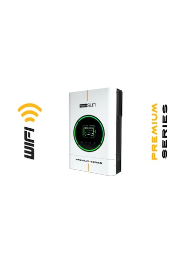 Mexxsun Premium 24v 4kw Tam Sinüs Akıllı İnverter Wi-fi/ Dual Output