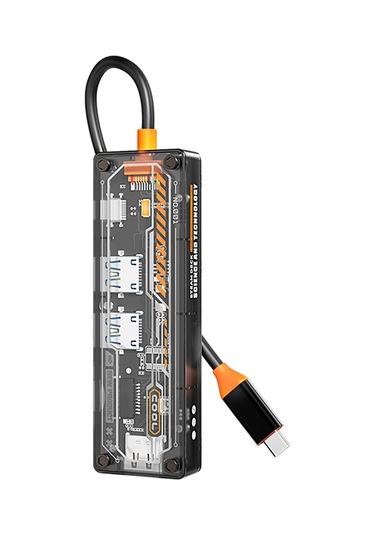 Ally Type-c To Usb3.0+usb2.0+type-c Pd+sd+tf+hdmı Çoğaltıcı Hub 6