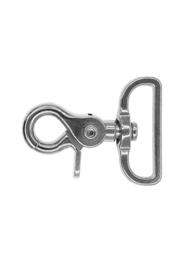 Zooone Kanca Karabinası Çinko Kaplama 37x60 Mm, Nikel Kaplı, Zoo One 141399890