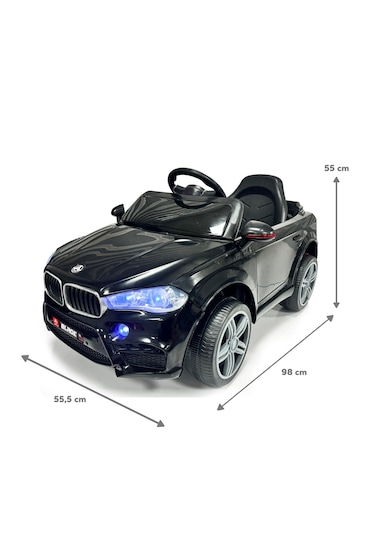 Akar Blade 12v Çift Motorlu Uzaktan Kumandalı Akülü Araba - Dans Modlu Siyah