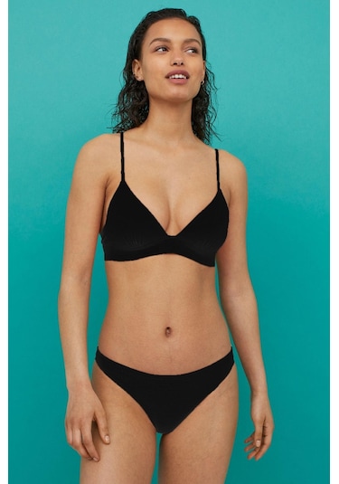 Deep Beach Siyah Kaplı Bikini Takım Db200051bt 001