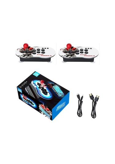 Konsol Plus M9 64 GB Arcade Retro 4k Hdmı Oyun Konsolu 10000 Oyun Çift Kontroller