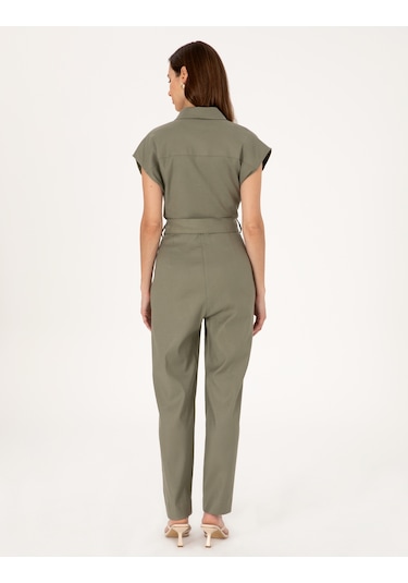 Pierre Cardin Kadın Haki Tulum Dokuma 50301185-vr027 Haki