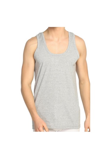 6 Adet Mevsim Erkek Büyük Beden Renkli Penye Atlet Pamuklu 34305