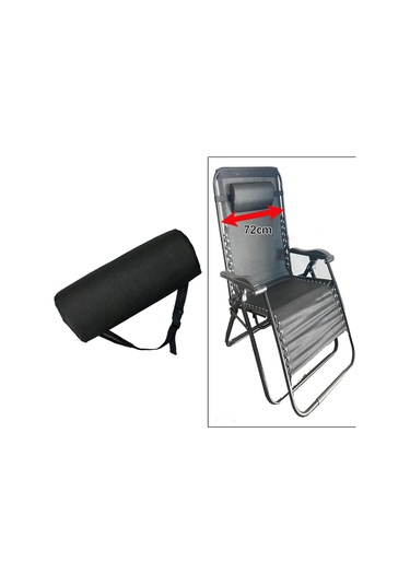 Suntek Ofis Sandalyeleri, Arka Bahçe Ve Için Tokalı Bantlı Siyah