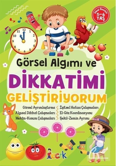 Mercankitap Görsel Algımı Ve Dikkatimi Geliştiriyorum / Kolektif