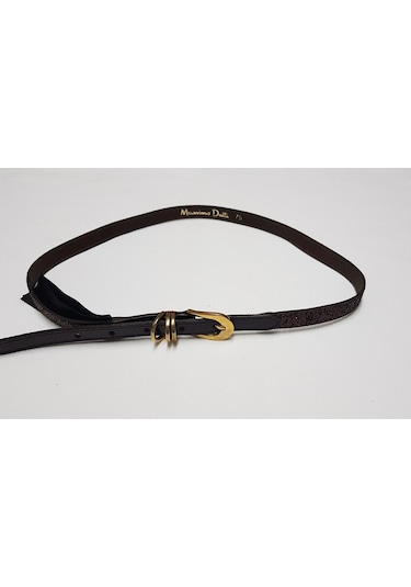 6101/616 Massimo Dutti Kahve Bayan Kemer Kahverengi