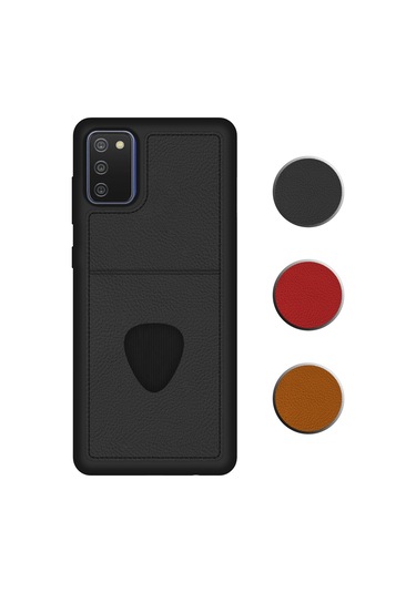 FitCase Samsung Galaxy Uyumlu A02s Kılıf Proda Deri Tek Kartlık Cepli Kapak