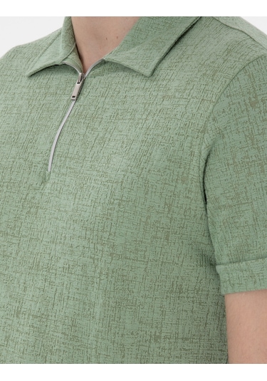 Pierre Cardin Erkek Açık Haki Tişört 50302586-vr183 Açık Haki