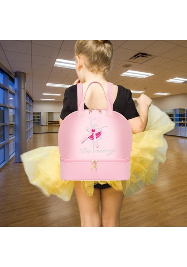 Suntek Bale Dans Sırt Çantası Sporları Seyahatleri İçin Pembe