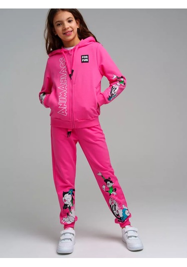 Playtoday Fermuarlı Kapüşonlu Genç Sweatshirt 210161767 Pembe