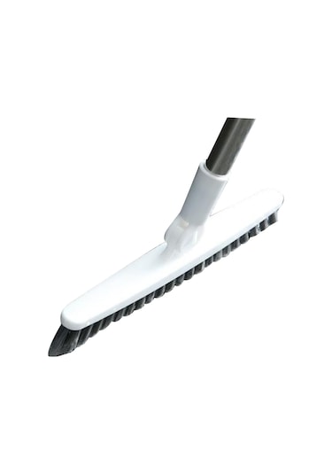 Neevoyu Plastik Uzun Saplı Fırça - Tuvalet, Mutfak, Banyo İçin Kötük Ve Köşelerde Lekelerden Temizleyici - 88.5 Cm Beyaz Diğer