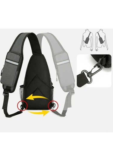 Fortunelane Yeşil Su Geçirmez Kumaş Çanta - 2023 Yeni Moda Erkek Kadın Çapraz Çanta, Seyahat Outdoor Çalışma Spor Kol Çantası Açı Açık Yeşil