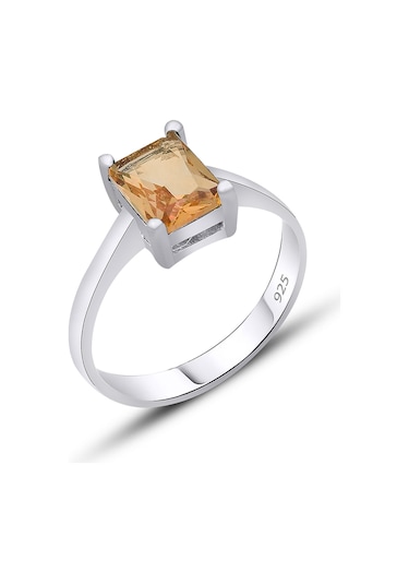 925 Ayar Gümüş Zultanit Taşlı Yüzük Renk Değiştiren Yüzük St297 Gümüş