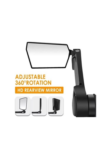 Xbyc 419 360 Dönebilir Katlanabilir Dayanıklı Gidon Boynuzlu Bisiklet Dikiz Aynası