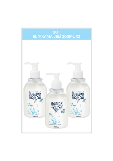 Le Petit Marseillais Sıvı Sabun Süt 300 ML x3