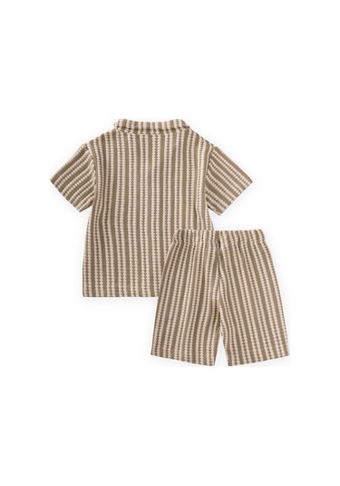 Cigit Retro Gömlek Takım 2-8 Yaş S Vizon Vizon