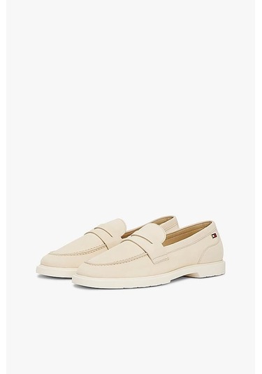 Kadın Th Soft Nubuck Loafer Ayakkabı - Krem Muslin