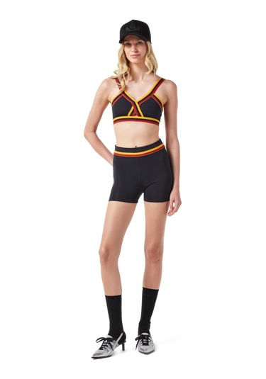 Gsstore X Midground Kadın Kısa Tayt K251224 Siyah