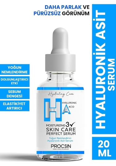 Procsın Yoğun Nemlendirici Hyaluronik Asit Serum 20 ML