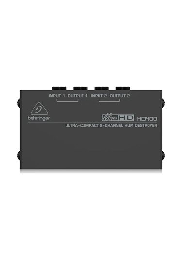 Behringer Hd400 Ultra Kompakt 2 Kanallı Hum Destroyer