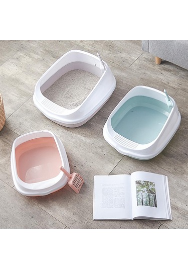 Suntek 16 Inç Üstü Açık Kedi Çöp Kutusu Kürekli Kediler Sistemi