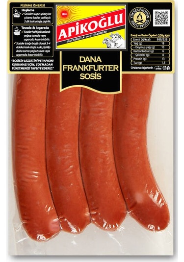 Doğal Füme Dana Frankfurter Sosis Üçlü Paket